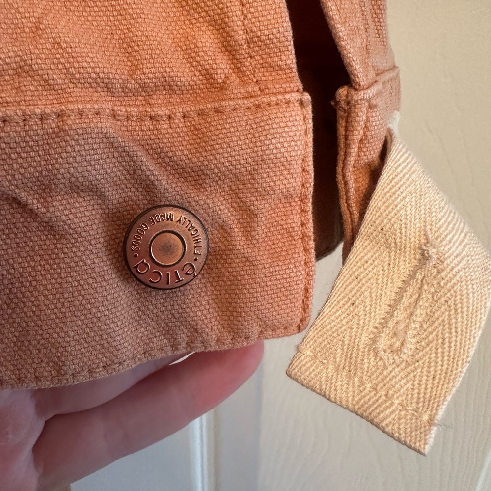 Etica Sloane Cropped Drawstring Canvas Jacket Siz… - image 6